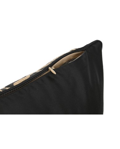 Cuscino Home ESPRIT Nero Dorato 45 x 15 x 45 cm Cuscino Home ESPRIT Nero Dorato 45 x 15 x 45 cm
