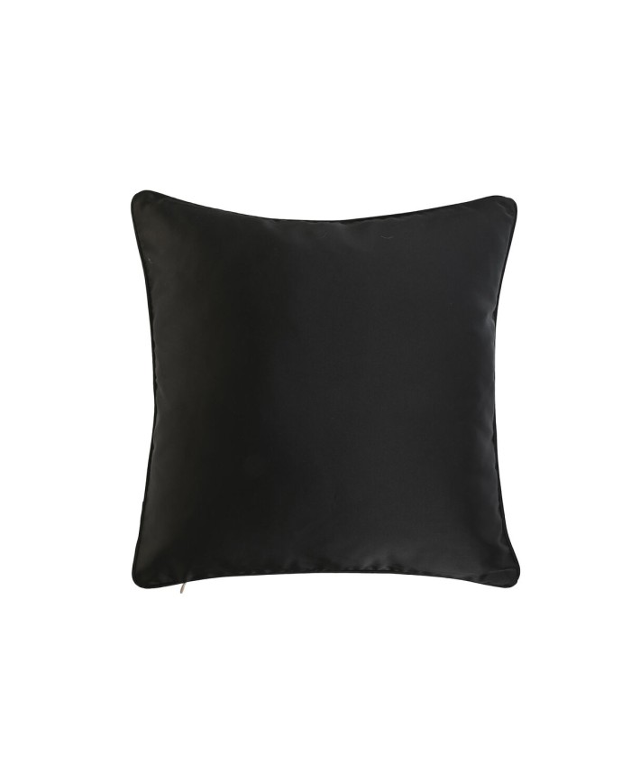 Cuscino Home ESPRIT Nero Dorato 45 x 15 x 45 cm
