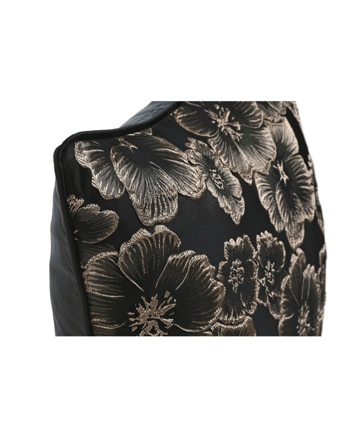 Cuscino Home ESPRIT Nero Dorato 45 x 15 x 45 cm Cuscino Home ESPRIT Nero Dorato 45 x 15 x 45 cm