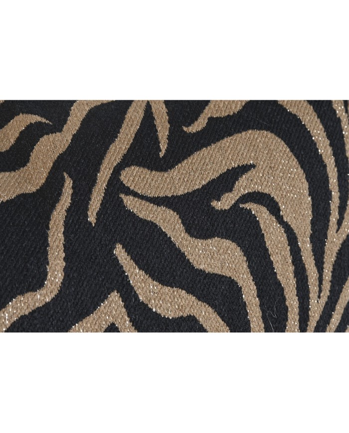 Cuscino Home ESPRIT Nero Dorato 45 x 15 x 45 cm