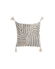 Cuscino Home ESPRIT Bianco 45 x 45 x 45 cm Cuscino Home ESPRIT Bianco 45 x 45 x 45 cm