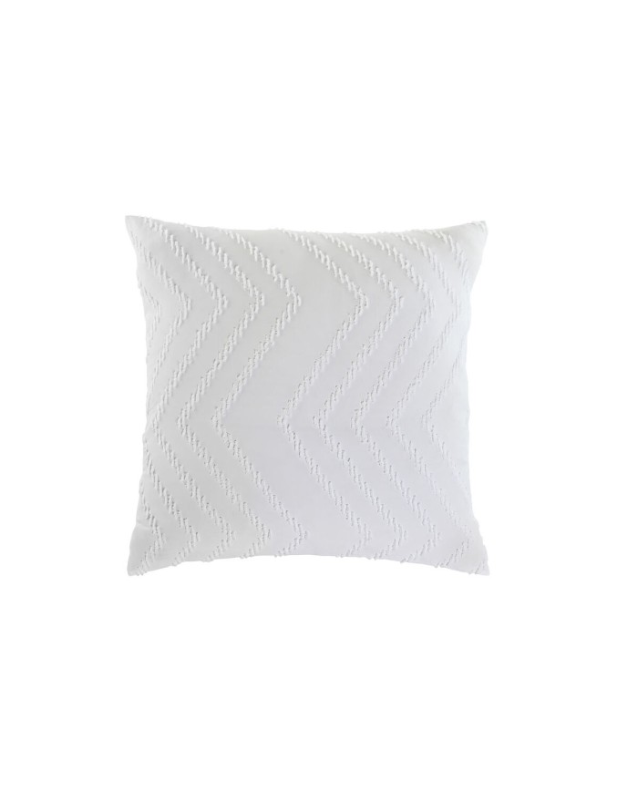Cuscino Home ESPRIT Bianco 45 x 45 x 45 cm Cuscino Home ESPRIT Bianco 45 x 45 x 45 cm