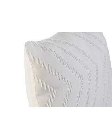Cuscino Home ESPRIT Bianco 45 x 45 x 45 cm Cuscino Home ESPRIT Bianco 45 x 45 x 45 cm