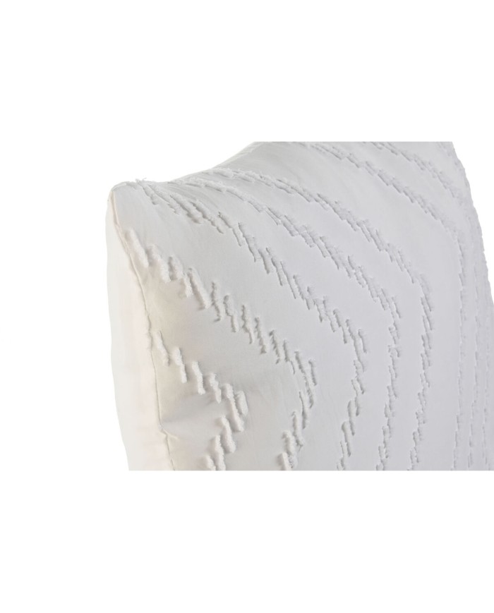 Cuscino Home ESPRIT Bianco 45 x 45 x 45 cm Cuscino Home ESPRIT Bianco 45 x 45 x 45 cm