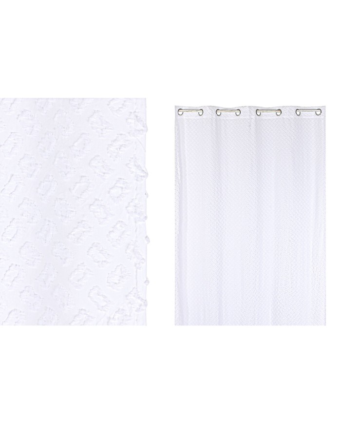 Tenda Home ESPRIT Bianco 140 x 260 x 260 cm Ricamo Tenda Home ESPRIT Bianco 140 x 260 x 260 cm Ricamo