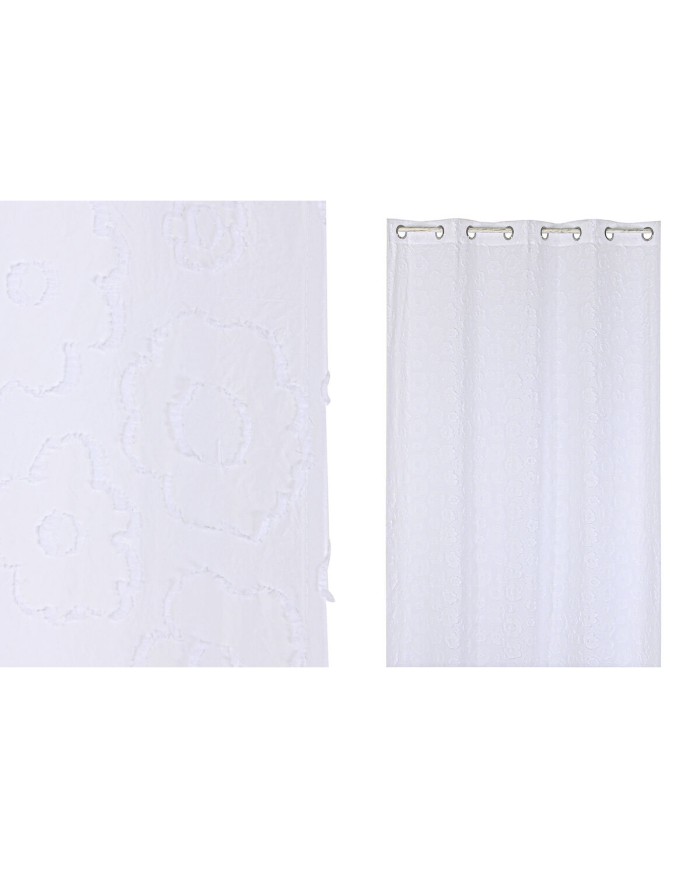 Tenda Home ESPRIT Bianco 140 x 260 x 260 cm Ricamo Tenda Home ESPRIT Bianco 140 x 260 x 260 cm Ricamo