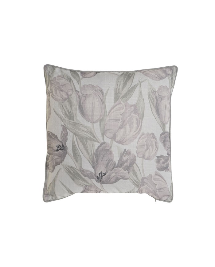 Cuscino Home ESPRIT Stampato Tulipano 45 x 10 x 45 cm