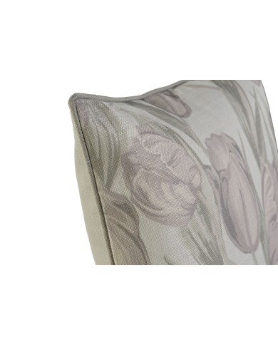 Cuscino Home ESPRIT Stampato Tulipano 45 x 10 x 45 cm
