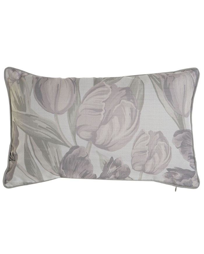 Cuscino Home ESPRIT Stampato Tulipano 50 x 10 x 30 cm