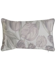 Cuscino Home ESPRIT Stampato Tulipano 50 x 10 x 30 cm
