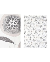 Tenda Home ESPRIT Fiori Stampato 140 x 0,3 x 260 cm