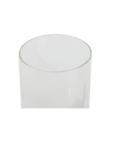 Set di 2 Barattoli Home ESPRIT Dorato Naturale Bambù Vetro Borosilicato 24 x 12 x 18,5 cm