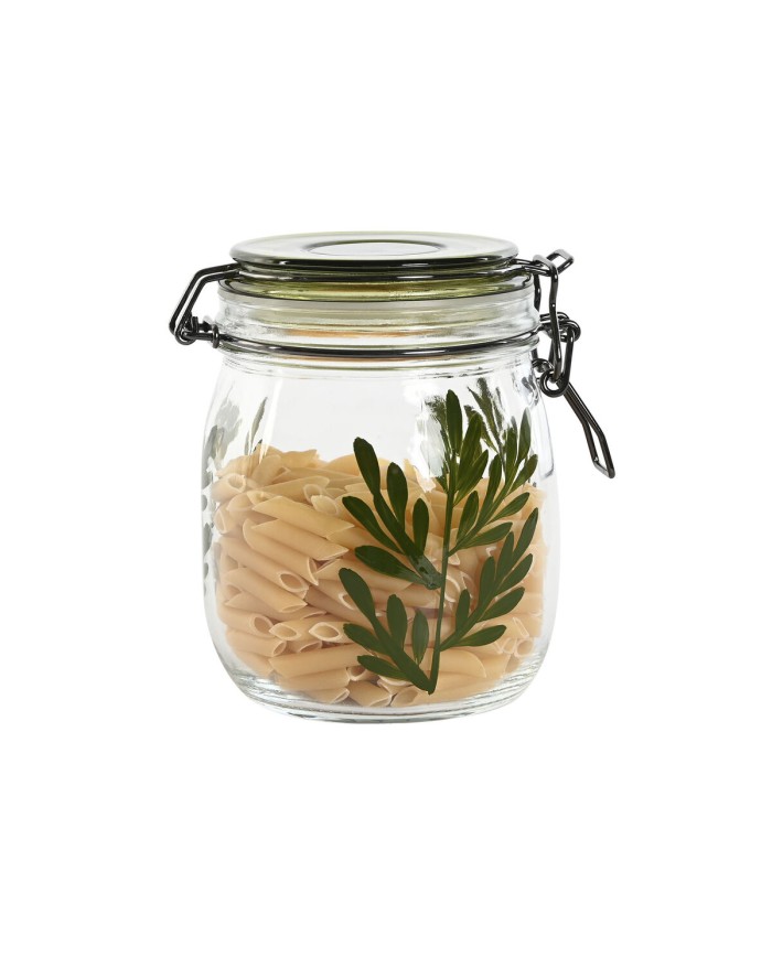 Set di 4 Barattoli Home ESPRIT Verde Cristallo Ferro 1,5 L 11,3 x 11,3 x 21,7 cm Set di 4 Barattoli Home ESPRIT Verde Cristallo Ferro 1,5 L 11,3 x 11,3 x 21,7 cm