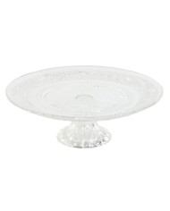 Piatto da pranzo Home ESPRIT Trasparente Cristallo 33 x 33 x 9,4 cm