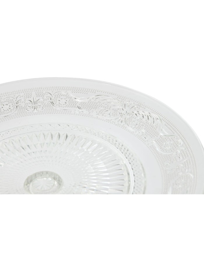 Vassoio per aperitivi Home ESPRIT Trasparente Cristallo 23 x 23 x 8 cm Vassoio per aperitivi Home ESPRIT Trasparente Cristallo 23 x 23 x 8 cm