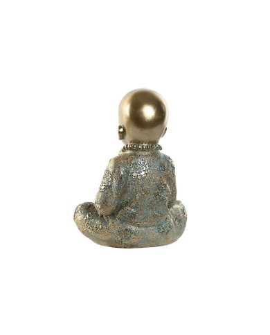 Statua Decorativa Home ESPRIT Dorato Frate Orientale 17 x 13,6 x 21,8 cm Statua Decorativa Home ESPRIT Dorato Frate Orientale 17 x 13,6 x 21,8 cm