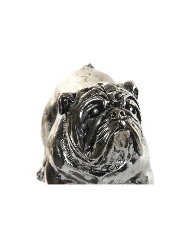 Statua Decorativa Home ESPRIT Argentato Cane Loft 28,5 x 11 x 16 cm