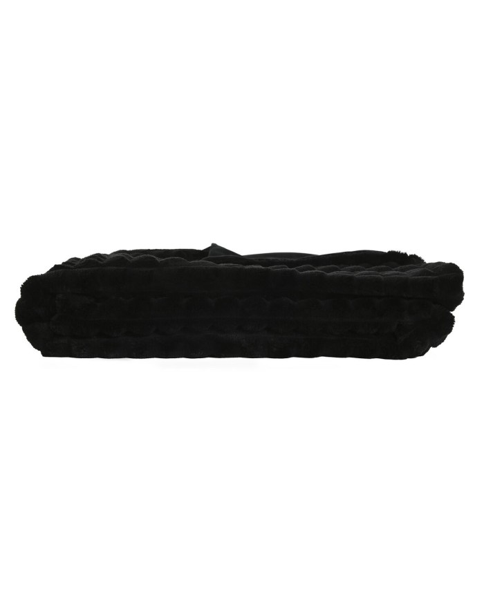 Coperta Home ESPRIT Nero 130 x 170 cm Coperta Home ESPRIT Nero 130 x 170 cm