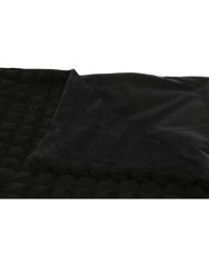 Coperta Home ESPRIT Nero 130 x 170 cm Coperta Home ESPRIT Nero 130 x 170 cm