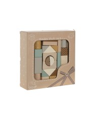 Gioco di Legno Home ESPRIT Giallo Marrone Naturale Menta