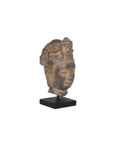 Statua Decorativa Home ESPRIT Marrone Nero Buddha Orientale 15 x 18 x 38 cm Statua Decorativa Home ESPRIT Marrone Nero Buddha Orientale 15 x 18 x 38 cm