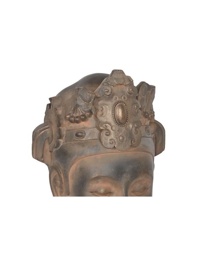 Statua Decorativa Home ESPRIT Marrone Nero Buddha Orientale 15 x 18 x 38 cm Statua Decorativa Home ESPRIT Marrone Nero Buddha Orientale 15 x 18 x 38 cm