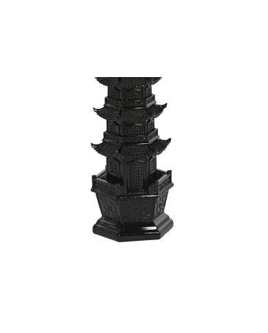 Statua Decorativa Home ESPRIT Nero Orientale 9 x 9 x 41 cm
