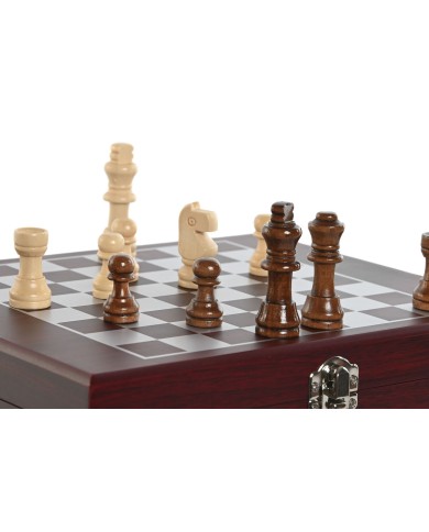 Set di Accessori per il Vino Home ESPRIT Marrone Legno MDF 24 x 19 x 5 cm Set di Accessori per il Vino Home ESPRIT Marrone Legno MDF 24 x 19 x 5 cm