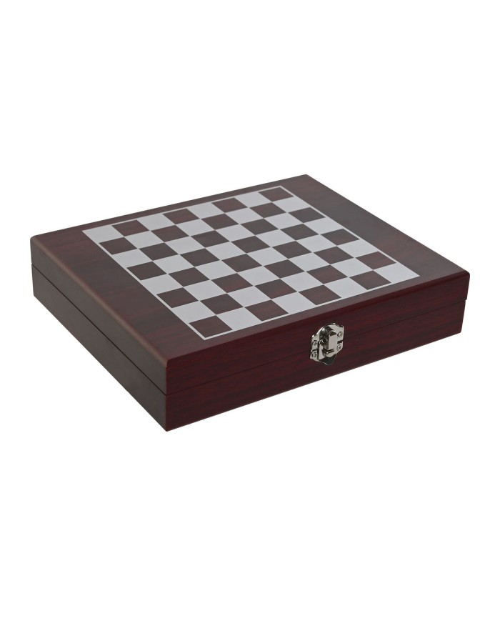 Set di Accessori per il Vino Home ESPRIT Marrone Legno MDF 24 x 19 x 5 cm