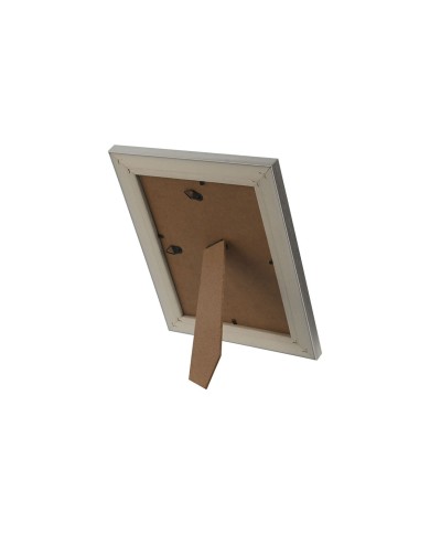 Cornice Portafoto Home ESPRIT Argentato Cristallo polistirene Romantico 20,5 x 1,5 x 25,5 cm