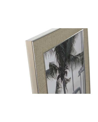 Cornice Portafoto Home ESPRIT Argentato Cristallo polistirene 25,5 x 1,5 x 30,5 cm