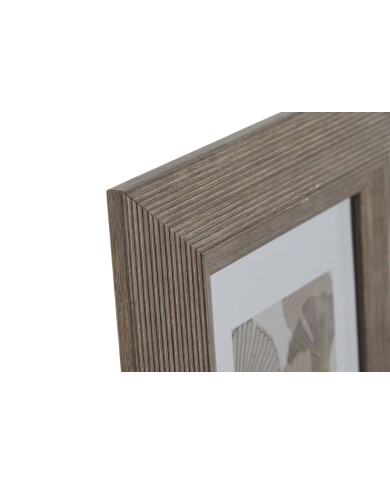 Cornice Portafoto Home ESPRIT Naturale Cristallo polistirene 19 x 1,8 x 24 cm