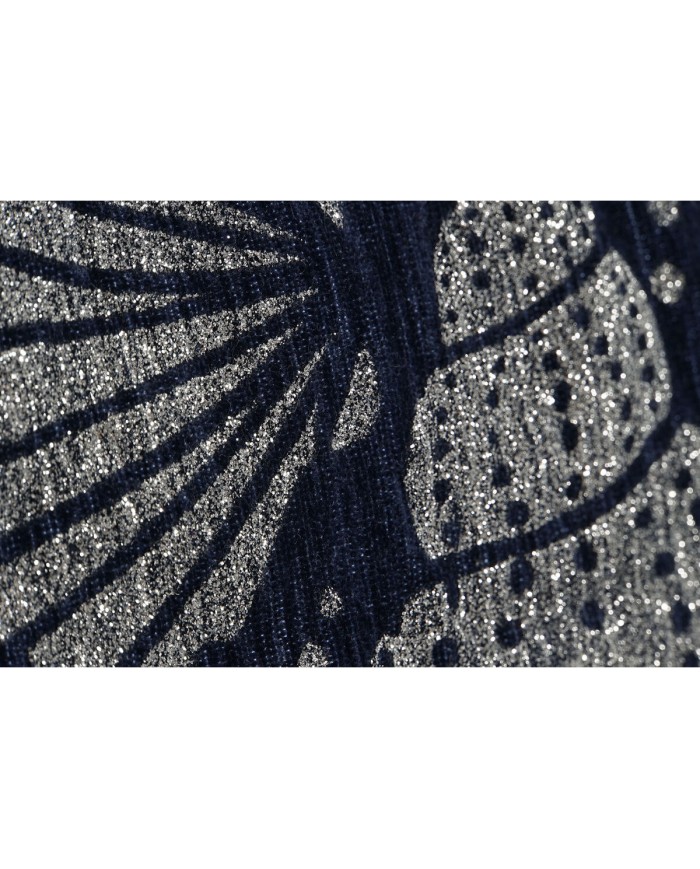 Cuscino Home ESPRIT Argentato Blu Marino Mediterraneo 45 x 15 x 45 cm Cuscino Home ESPRIT Argentato Blu Marino Mediterraneo 45 x 15 x 45 cm