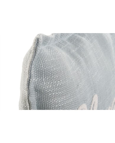 Cuscino Home ESPRIT Beach Bianco Blu cielo Mediterraneo 60 x 10 x 35 cm