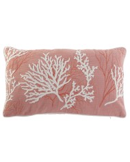 Cuscino Home ESPRIT Bianco Corallo Mediterraneo 60 x 10 x 35 cm Cuscino Home ESPRIT Bianco Corallo Mediterraneo 60 x 10 x 35 cm