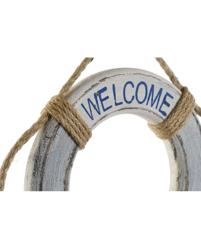 Decorazione da Parete Home ESPRIT Azzurro Bianco Galleggiante 20 x 2,5 x 80 cm Decorazione da Parete Home ESPRIT Azzurro Bianco Galleggiante 20 x 2,5 x 80 cm