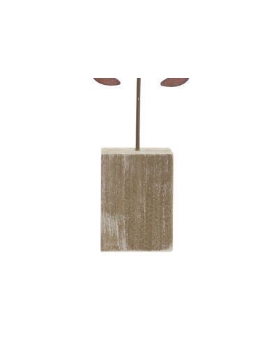 Statua Decorativa Home ESPRIT Azzurro Rosso Naturale Granchio 17,5 x 6 x 29 cm (2 Unità)