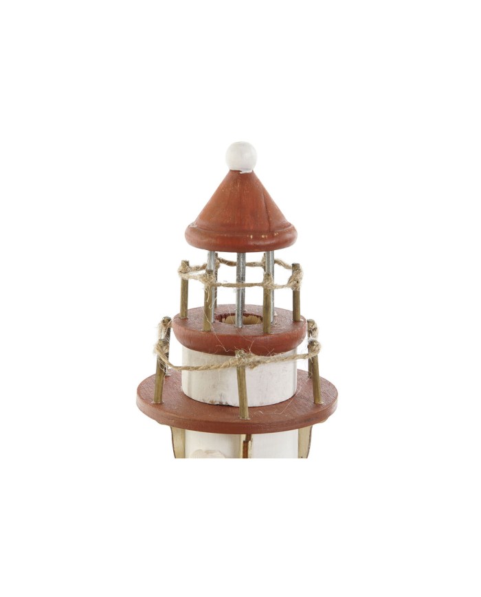 Statua Decorativa Home ESPRIT Azzurro Bianco Rosso 11 x 7,5 x 36,5 cm (2 Unità)