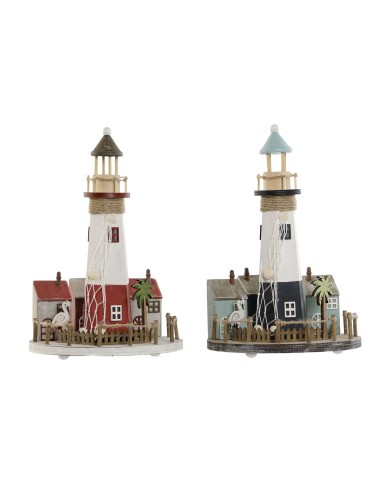 Decorazione luminosa Home ESPRIT Legno Alluminio Faro 20 x 20 x 30,5 cm (2 Unità) Decorazione luminosa Home ESPRIT Legno Alluminio Faro 20 x 20 x 30,5 cm (2 Unità)