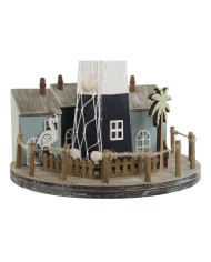 Decorazione luminosa Home ESPRIT Legno Alluminio Faro 20 x 20 x 30,5 cm (2 Unità) Decorazione luminosa Home ESPRIT Legno Alluminio Faro 20 x 20 x 30,5 cm (2 Unità)