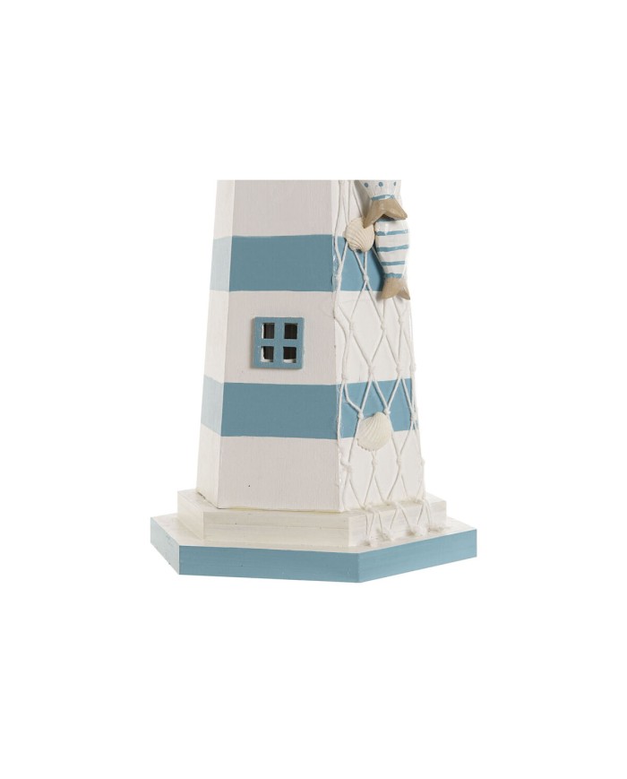 Decorazione luminosa Home ESPRIT Legno Marinaio Faro 14 x 14 x 40 cm (2 Unità)