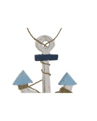 Decorazione pensile Home ESPRIT Azzurro Naturale 25 x 2 x 74 cm