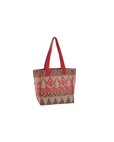 Borsa a Spalla Home ESPRIT Beige Fucsia 31 x 16 x 66 cm Borsa a Spalla Home ESPRIT Beige Fucsia 31 x 16 x 66 cm