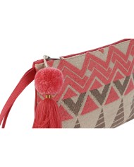 Necessaire da Viaggio Home ESPRIT Beige Fucsia 26 x 2 x 19 cm Necessaire da Viaggio Home ESPRIT Beige Fucsia 26 x 2 x 19 cm
