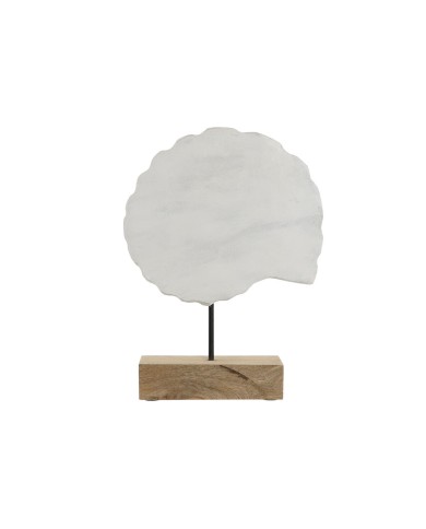 Statua Decorativa Home ESPRIT Bianco Naturale Mediterraneo Conchiglia 29 x 7,5 x 38,5 cm Statua Decorativa Home ESPRIT Bianco Naturale Mediterraneo Conchiglia 29 x 7,5 x 38,5 cm
