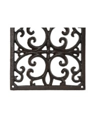 Supporto da Parete per Appendere Vasi Home ESPRIT Marrone scuro Ferro 18 x 17,5 x 18 cm