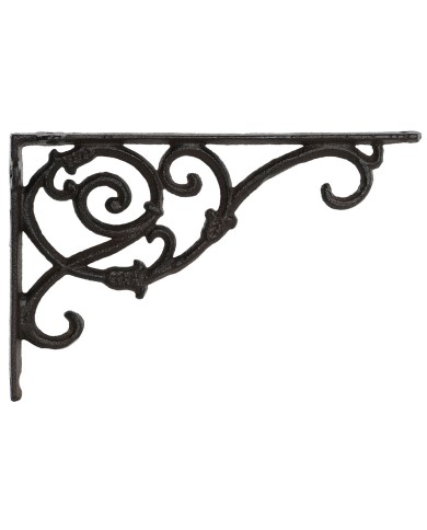 Supporto per Vaso Home ESPRIT Marrone scuro Ferro 24 x 3,2 x 15 cm Supporto per Vaso Home ESPRIT Marrone scuro Ferro 24 x 3,2 x 15 cm