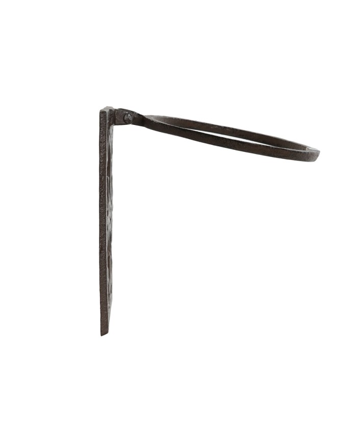 Supporto da Parete per Appendere Vasi Home ESPRIT Marrone scuro Ferro 18 x 17,5 x 18 cm