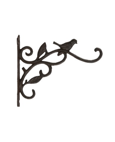 Supporto da Parete per Appendere Vasi Home ESPRIT Ferro 22,5 x 3,5 x 19 cm Supporto da Parete per Appendere Vasi Home ESPRIT Ferro 22,5 x 3,5 x 19 cm