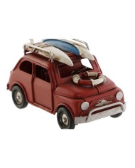 Statua Decorativa Home ESPRIT Azzurro Rosso Multicolore Blu cielo 11 x 5 x 5,5 cm (3 Unità)